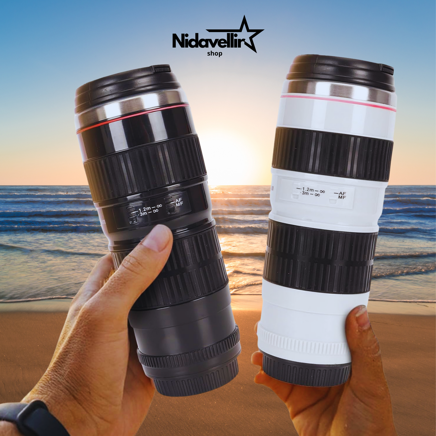 TAZA CREATIVA LENTE DE CAMARA