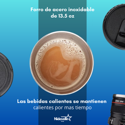 TAZA CREATIVA LENTE DE CAMARA